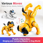 Smart Remote Control Robot Dog Children's Early Educational Toy Parent-Child Puzzle Interaction Electronic Pet Sing Dog Kid Gift - Cindi Book