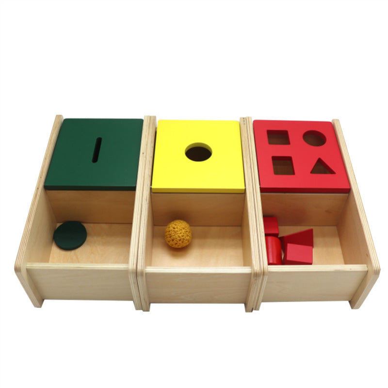 Montessori Early Childhood Education Teaching Aids Ic Class Nido Class Hand Eye Coordination Shape Matching Cognitive Toys - Cindi Book