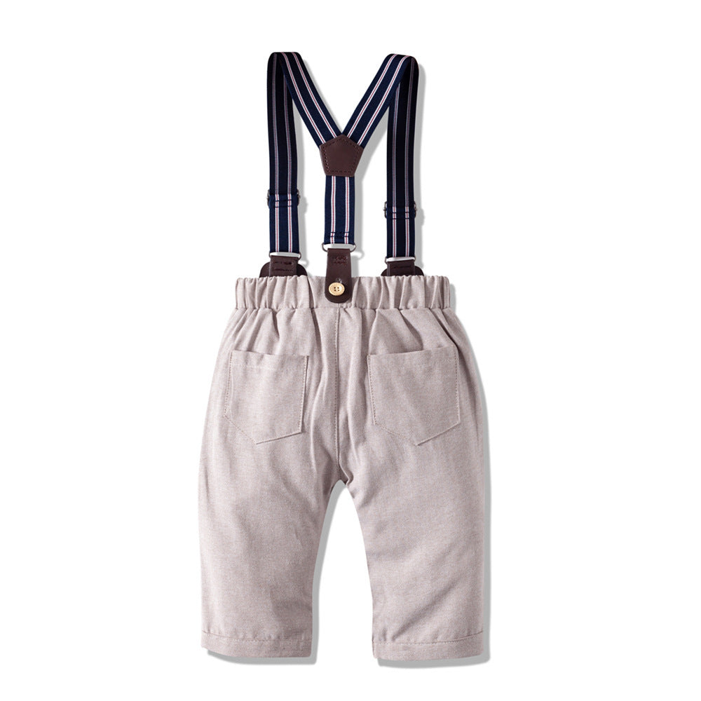 Long-sleeved Romper Suit, Baby Clothes, Gentleman's Clothes - Cindi Book