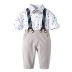 Long-sleeved Romper Suit, Baby Clothes, Gentleman's Clothes - Cindi Book