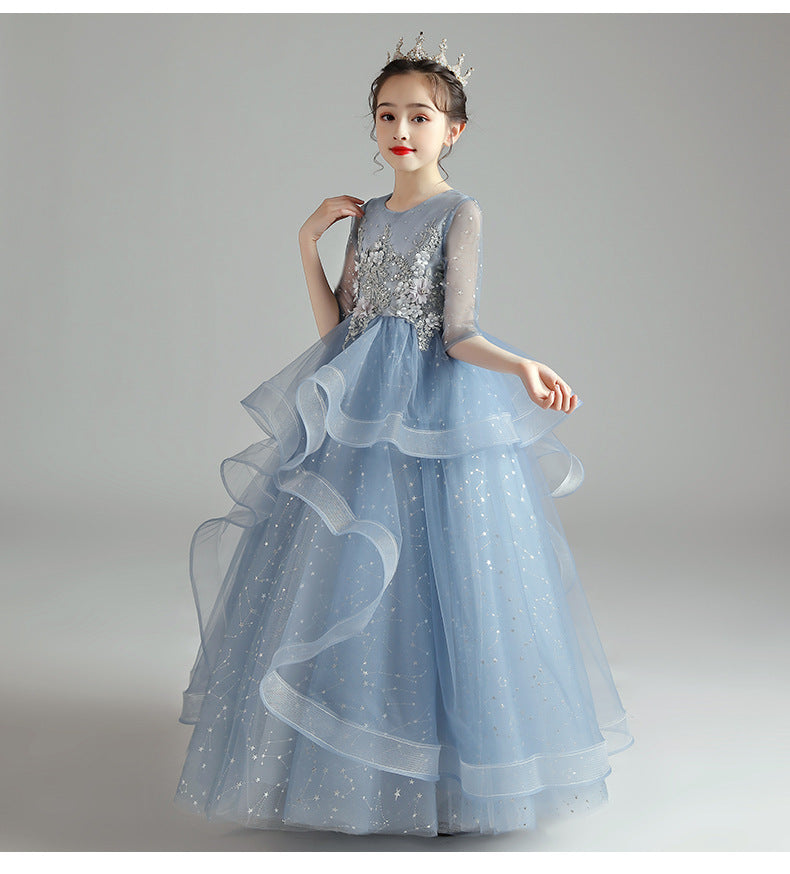 Children Dress Princess Dress Girl Host Evening Dress