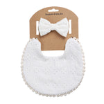 Linen Cotton Solid Color Printing Children Double-Sided Bib Bib Baby Saliva Pocket - Cindi Book