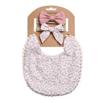 Linen Cotton Solid Color Printing Children Double-Sided Bib Bib Baby Saliva Pocket - Cindi Book