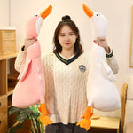 Cross-Border Hot Sale Big White Goose Doll Plush Toy Bed Sleeping Pillow Cushion Girl Child Doll Doll - Cindi Book
