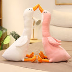 Cross-Border Hot Sale Big White Goose Doll Plush Toy Bed Sleeping Pillow Cushion Girl Child Doll Doll - Cindi Book