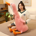 Cross-Border Hot Sale Big White Goose Doll Plush Toy Bed Sleeping Pillow Cushion Girl Child Doll Doll - Cindi Book