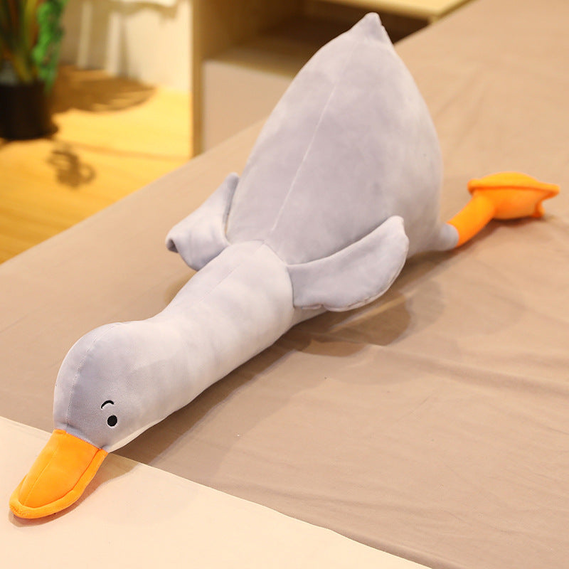 Cross-Border Hot Sale Big White Goose Doll Plush Toy Bed Sleeping Pillow Cushion Girl Child Doll Doll - Cindi Book