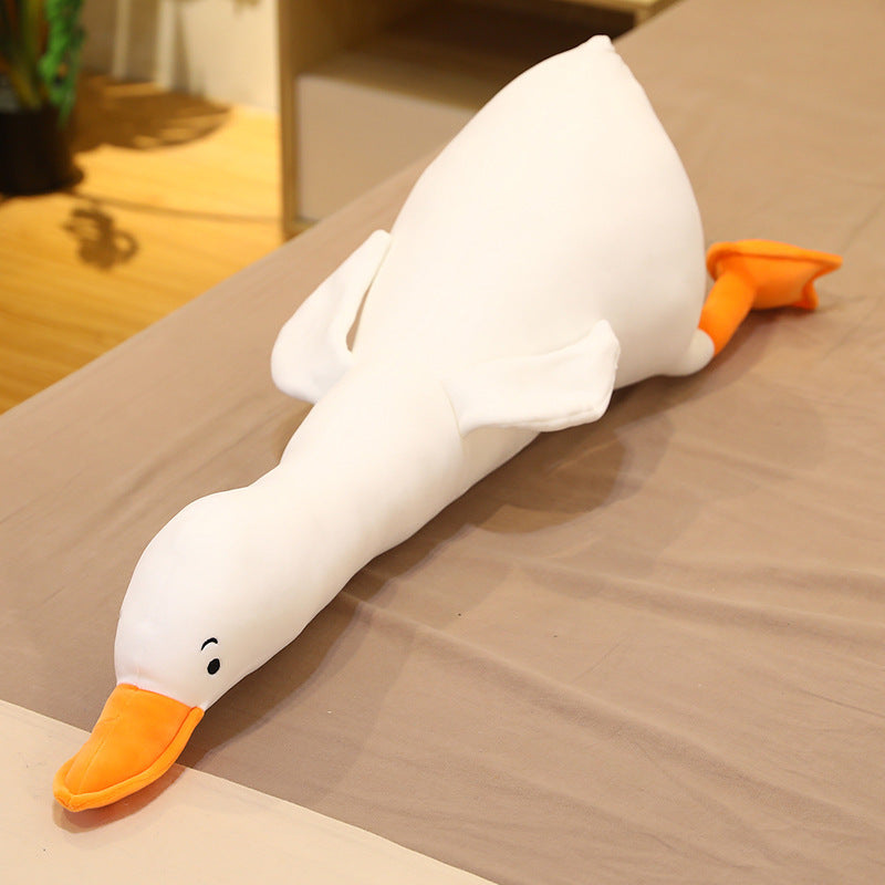 Cross-Border Hot Sale Big White Goose Doll Plush Toy Bed Sleeping Pillow Cushion Girl Child Doll Doll - Cindi Book