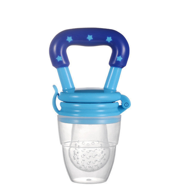 Baby Food Feeder with Pacifier Clip Holder Infant Baby Teether Fruit Feeder Pacifier Infant Food Pacifier Silicone Teething Toys - Cindi Book