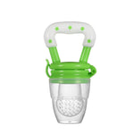 Baby Food Feeder with Pacifier Clip Holder Infant Baby Teether Fruit Feeder Pacifier Infant Food Pacifier Silicone Teething Toys - Cindi Book