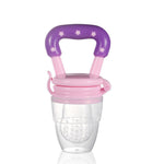 Baby Food Feeder with Pacifier Clip Holder Infant Baby Teether Fruit Feeder Pacifier Infant Food Pacifier Silicone Teething Toys - Cindi Book