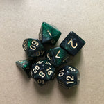 Starry Sky Two-color Multi-faced Dice Set, A Set Of Seven Digital Game Dice - Cindi Book