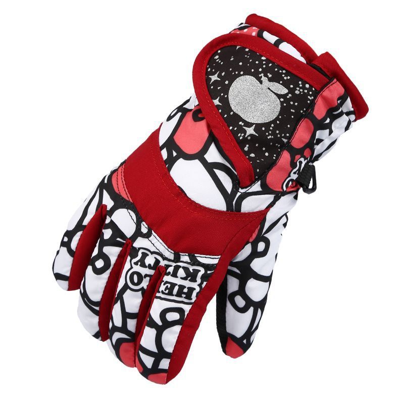 Thicken Warm And Cold-proof Riding Outdoor Skating Ski Gloves For Kids - Cindi Book