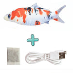 Electric Funny Cat Simulation Fish Beating Usb Jumping Cat Toy - Cindi Book