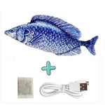 Electric Funny Cat Simulation Fish Beating Usb Jumping Cat Toy - Cindi Book