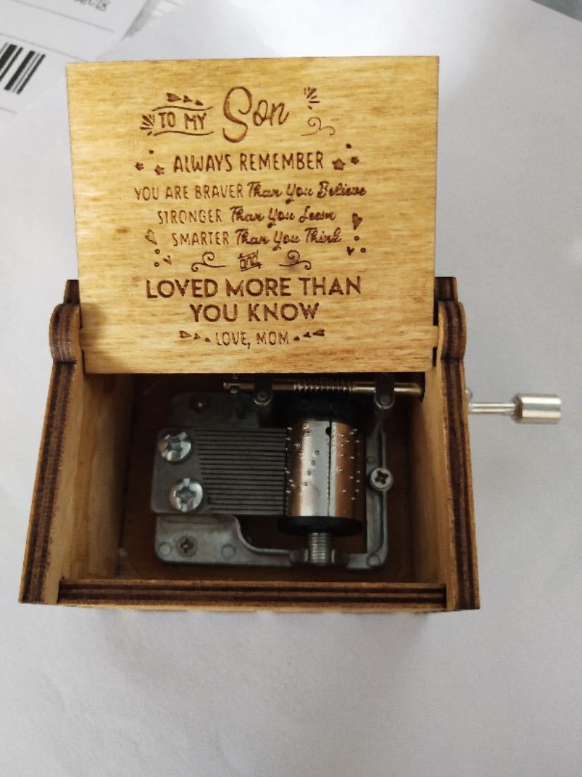 Hand-cranked Music Box Handmade Music Box - Cindi Book