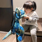 Creative 3D Dinosaur Backpack for Children Cartoon Animal Plush Dinosaurs Bag Cute Funny Parent-child Bags for Girl Boys - Cindi Book