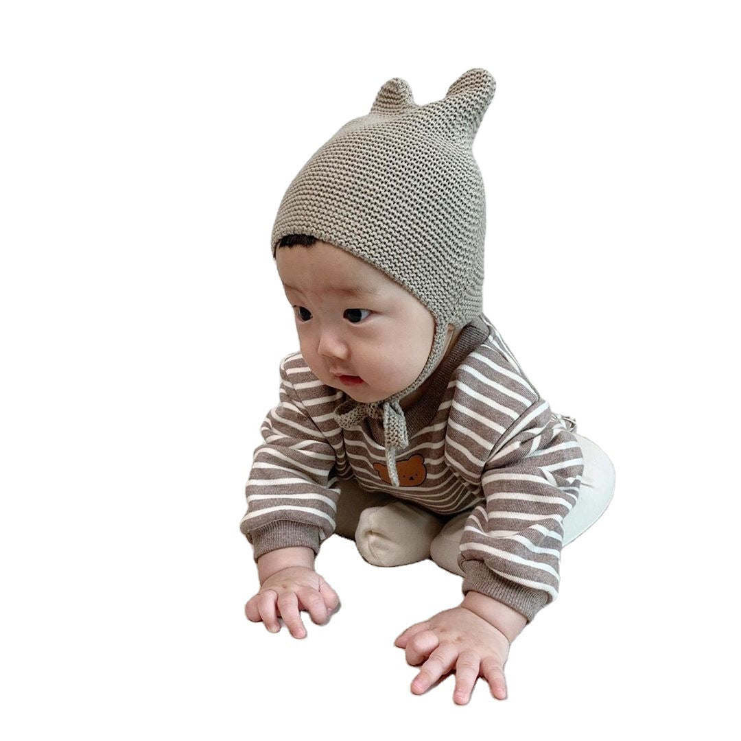 Baby Hat Same Style Children's Wool Hat Four-Color