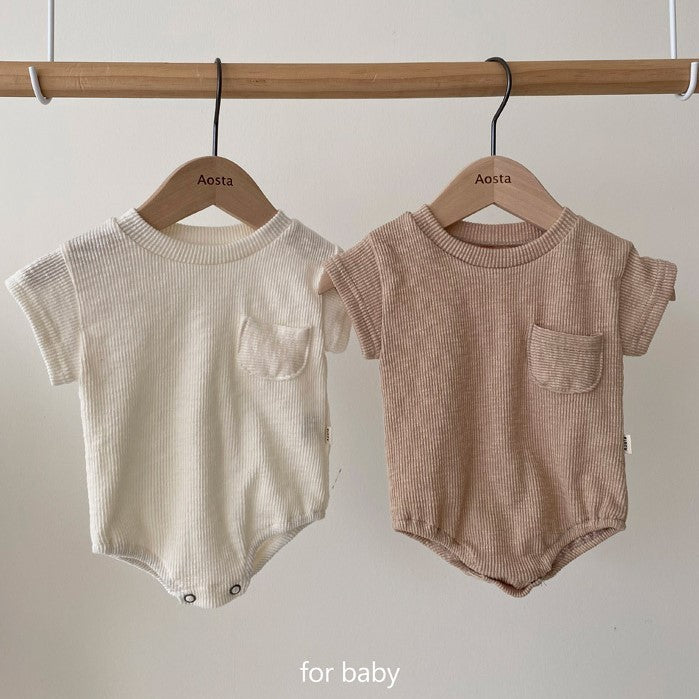 Children's Clothing T-Shirt Summer Baby Outfit Solid Color Triangle Bag Fart Baby Romper-Loose Short Sleeve Casual Children's Pants