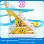 Little Duck Climbing Stairs Toy  Little Penguin Automatic Ladder Light - Cindi Book