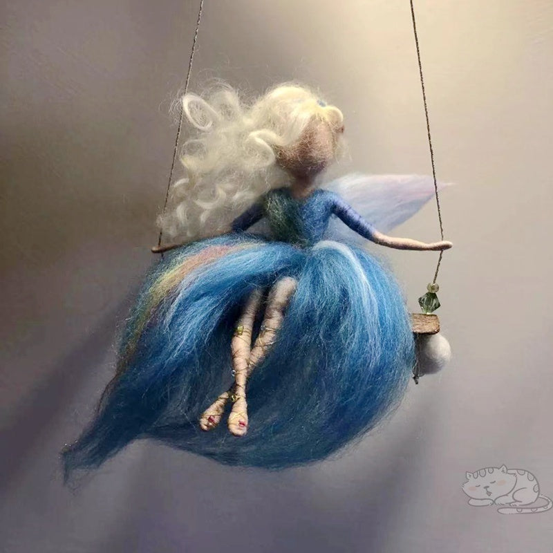 Poke Le Wool Felt Handmade Diy Villain Doll Fairy Handmade Car Hanging To Pass The Time Material Package - Cindi Book