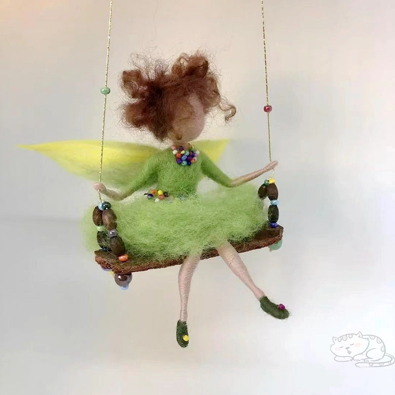 Poke Le Wool Felt Handmade Diy Villain Doll Fairy Handmade Car Hanging To Pass The Time Material Package - Cindi Book