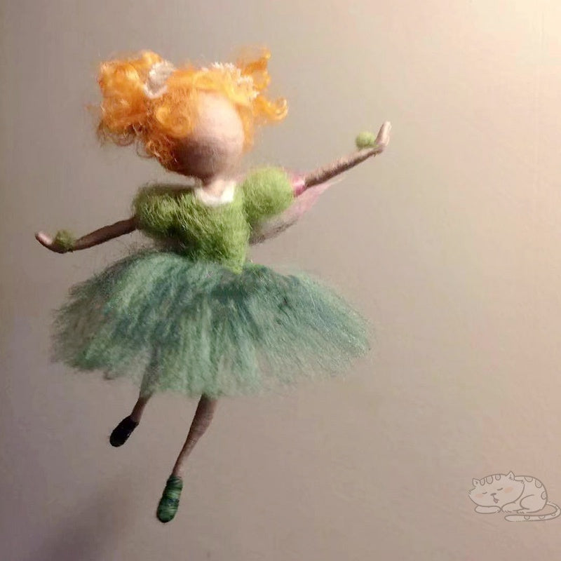 Poke Le Wool Felt Handmade Diy Villain Doll Fairy Handmade Car Hanging To Pass The Time Material Package - Cindi Book
