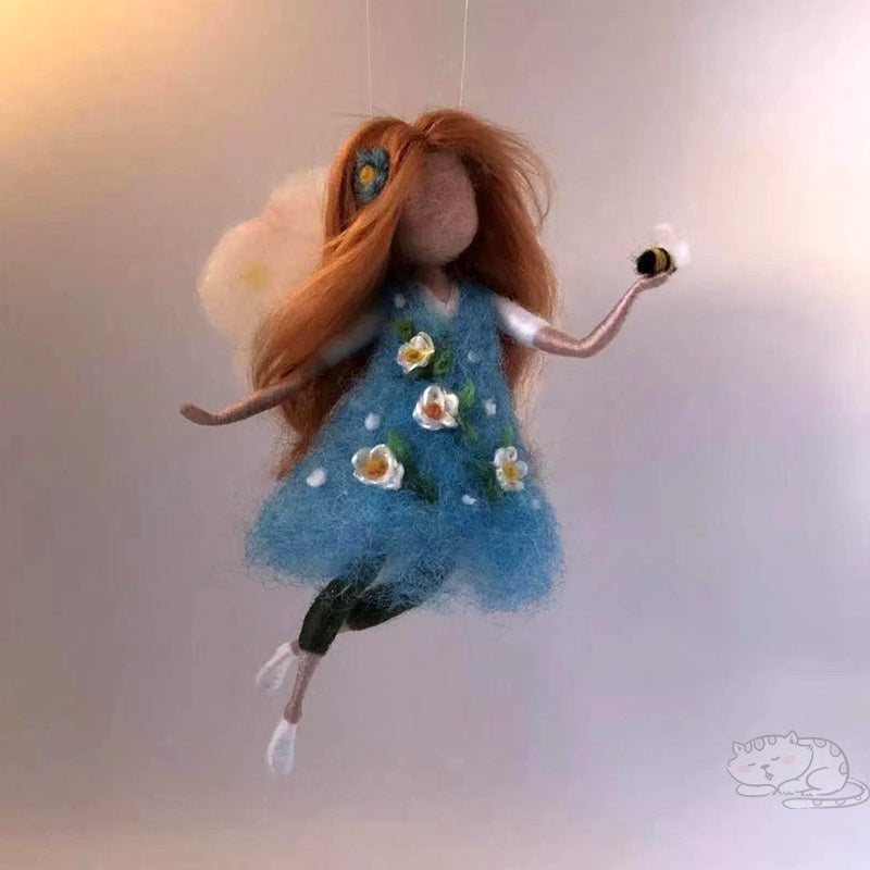 Poke Le Wool Felt Handmade Diy Villain Doll Fairy Handmade Car Hanging To Pass The Time Material Package - Cindi Book