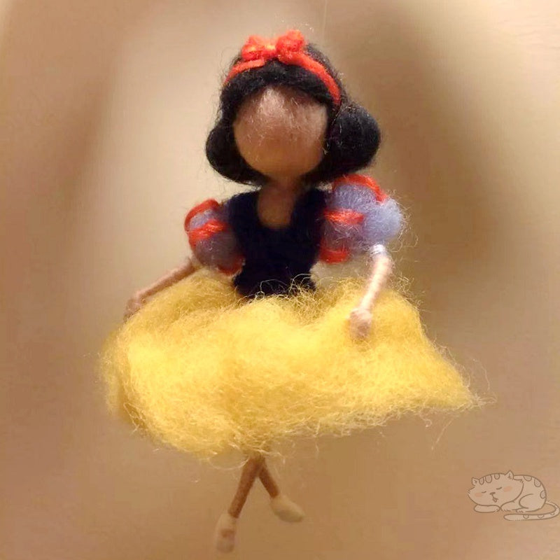 Poke Le Wool Felt Handmade Diy Villain Doll Fairy Handmade Car Hanging To Pass The Time Material Package - Cindi Book