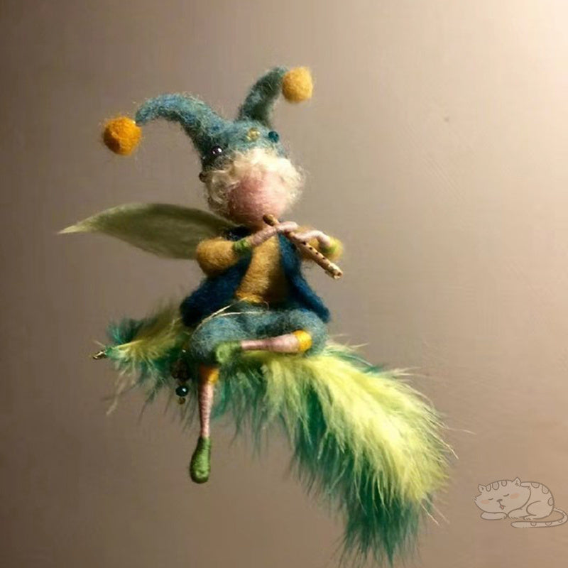 Poke Le Wool Felt Handmade Diy Villain Doll Fairy Handmade Car Hanging To Pass The Time Material Package - Cindi Book