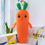 Cartoon Plant Smile Carrot Plush Toy Simulation Vegetable Carrot Pillow Dolls Stuffed Soft Toys For - Cindi Book