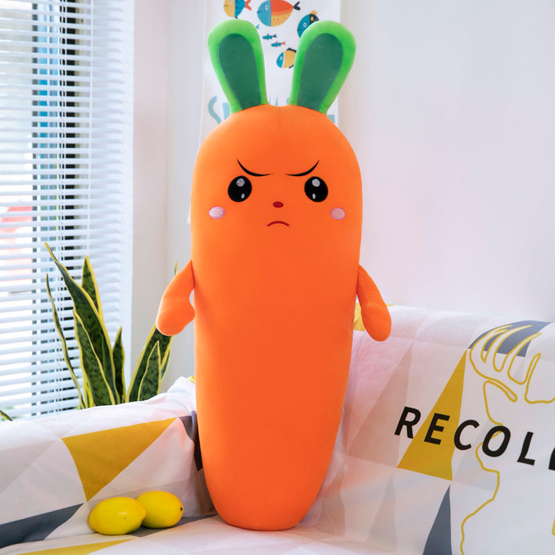 Cartoon Plant Smile Carrot Plush Toy Simulation Vegetable Carrot Pillow Dolls Stuffed Soft Toys For - Cindi Book