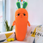 Cartoon Plant Smile Carrot Plush Toy Simulation Vegetable Carrot Pillow Dolls Stuffed Soft Toys For - Cindi Book