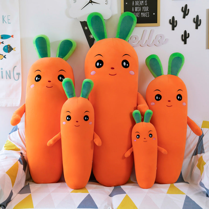 Cartoon Plant Smile Carrot Plush Toy Simulation Vegetable Carrot Pillow Dolls Stuffed Soft Toys For - Cindi Book