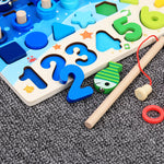 Children'S Toys, Puzzles, Puzzles, Baby Numbers, Early Education, Intellectual Development, Wooden 1 Toddler Boys - Cindi Book