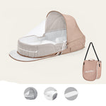 Baby Crib Multifunctional Folding Newborn Nest Toddler Bed Portable Sun Protection Mosquito Net Infant Camping Bed Travel Cot - Cindi Book