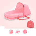Baby Crib Multifunctional Folding Newborn Nest Toddler Bed Portable Sun Protection Mosquito Net Infant Camping Bed Travel Cot - Cindi Book
