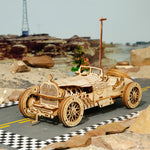3D Wooden Puzzle Train Model DIY Wooden Train Toy Mechanical Train Model Kit Assembly Model Home Decoration Crafts - Cindi Book