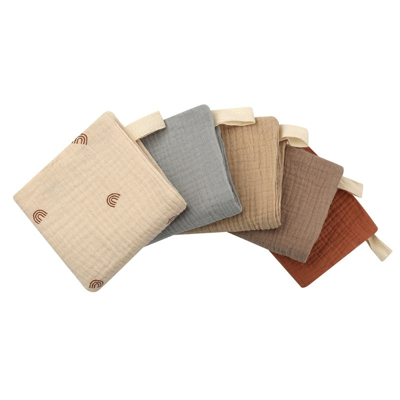 Baby Four-Layer Gauze Cotton Small Square Towel Saliva Towel Face Towel - Cindi Book