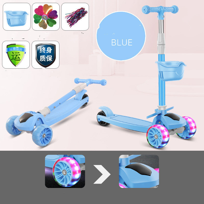 Children'S Scooter Mi Gao Three-In-One Kids Skateboard Scooter Scooter - Cindi Book