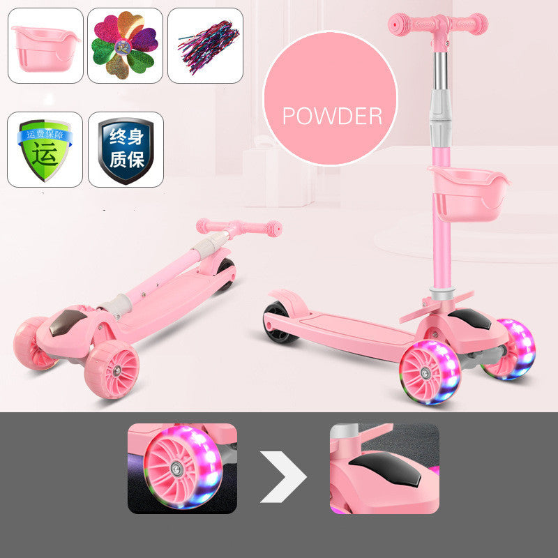 Children'S Scooter Mi Gao Three-In-One Kids Skateboard Scooter Scooter - Cindi Book