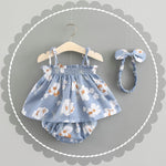 Baby New Summer Korean Princess Dress Baby Skirt Girl Dress Suit - Cindi Book