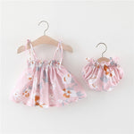 Baby New Summer Korean Princess Dress Baby Skirt Girl Dress Suit - Cindi Book