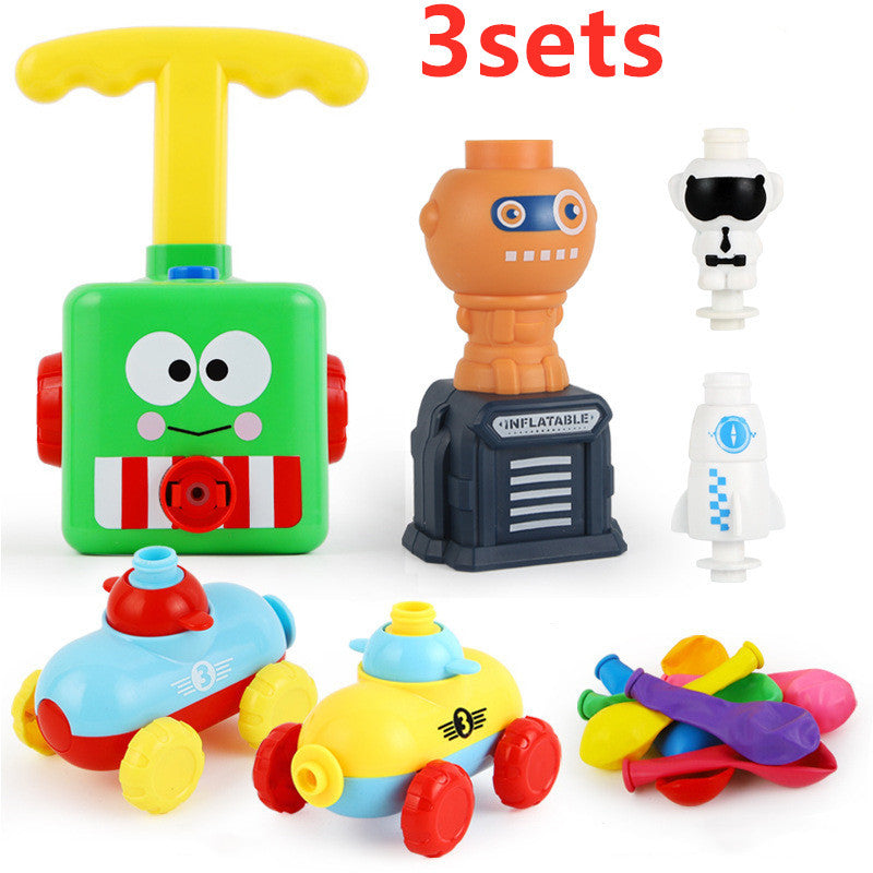 Power Balloon Launch Tower Toy Puzzle  Education Inertia Air Power Balloon Car Science Experimen Toy For Children Gift - Cindi Book