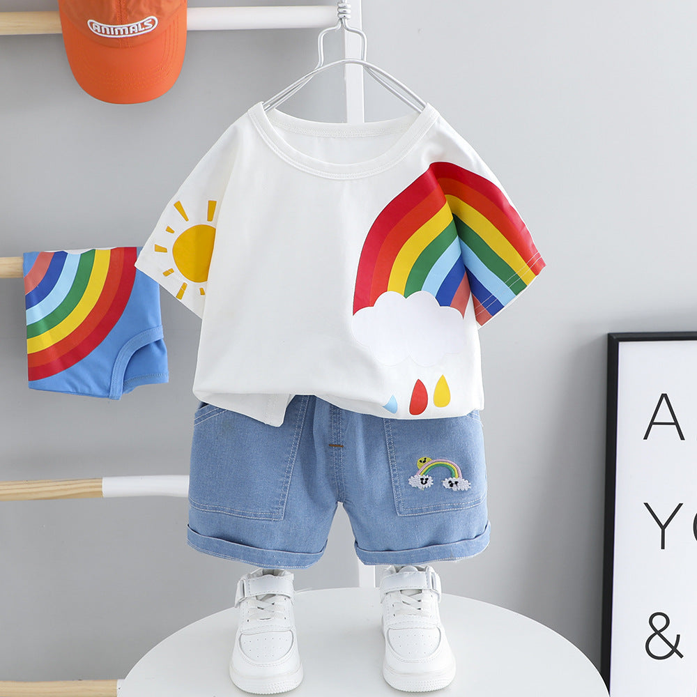 Baby Handsome Trendy Little Boy Summer Clothes - Cindi Book