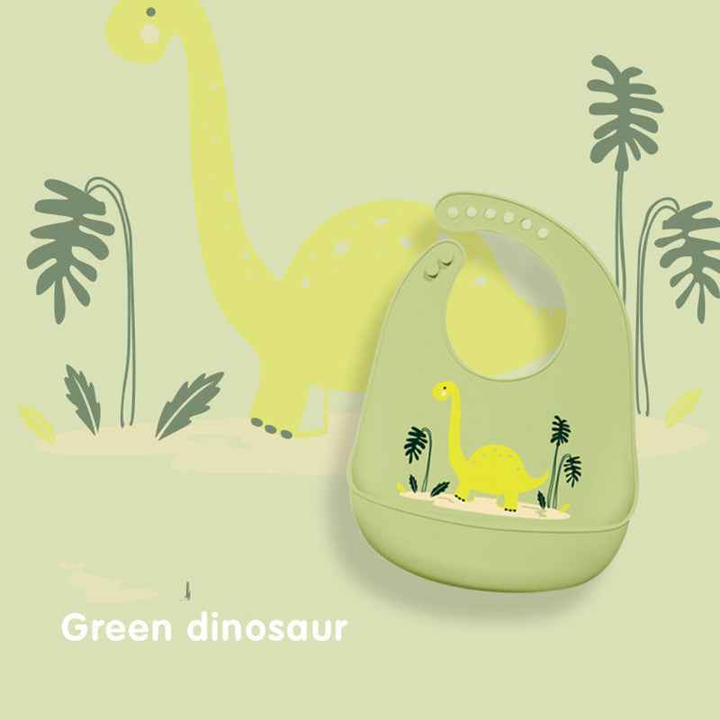Baby Eating Silicone Bib Baby Stereo Waterproof - Cindi Book