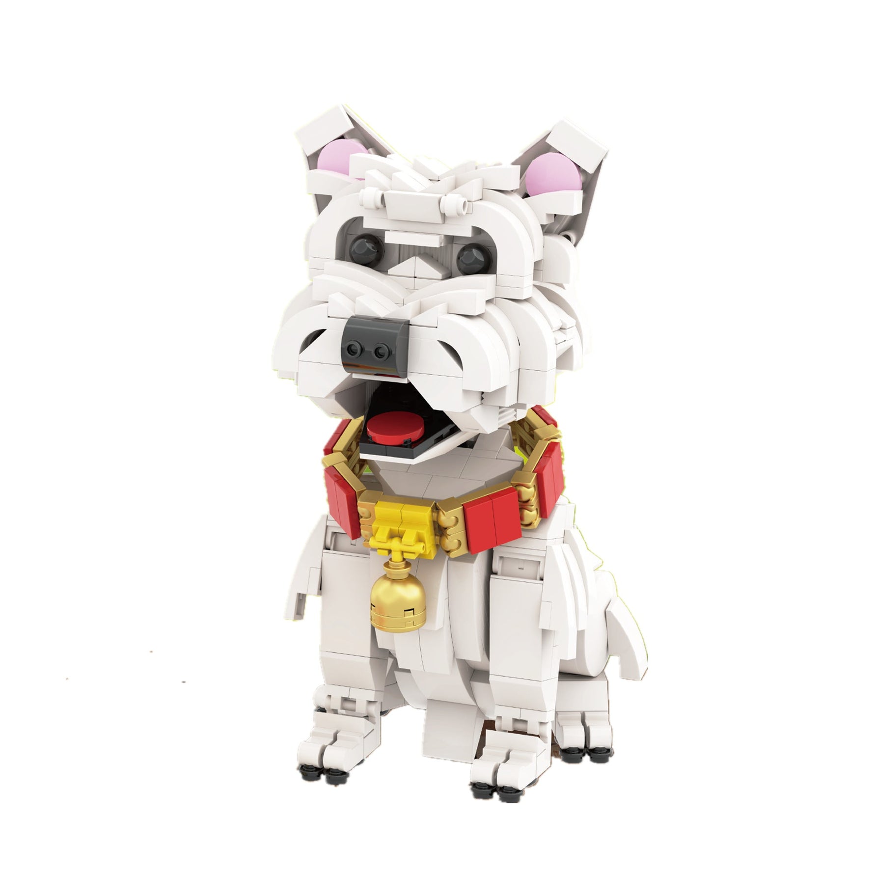 Cute Dog West Highland White Terrier Small Particle Assembly Building Blocks - Cindi Book