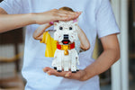 Cute Dog West Highland White Terrier Small Particle Assembly Building Blocks - Cindi Book