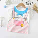 Children's Short-sleeved T-shirt cotton Baby Half-sleeved Bottoming Shirt - Cindi Book
