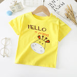 Children's Short-sleeved T-shirt cotton Baby Half-sleeved Bottoming Shirt - Cindi Book